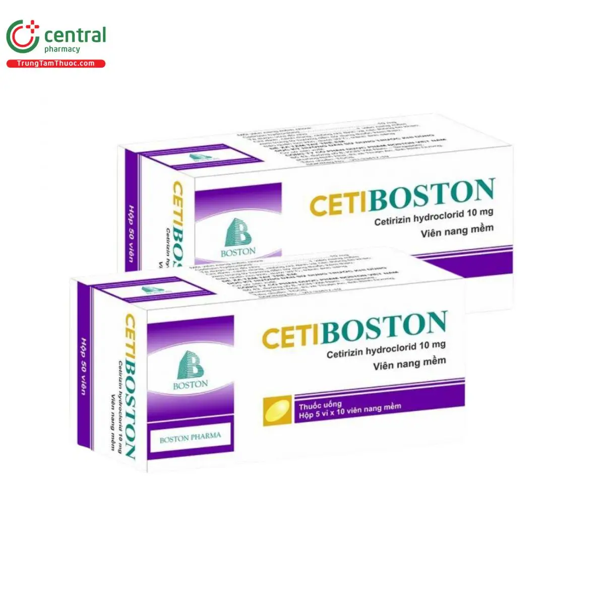 Cetiboston không lo dị ứng