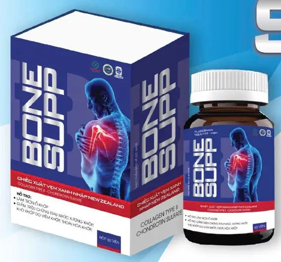 Viên uống Bone Supp hỗ trợ làm giảm triệu chứng nhức xương