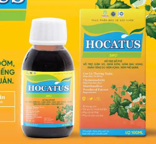 Siro HOCATUS hỗ trợ giảm ho giảm đờm