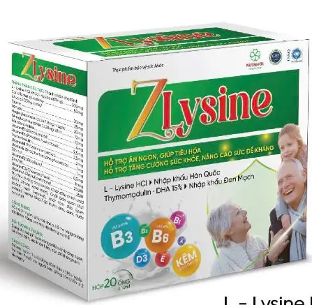 Zlysine hỗ trợ ăn ngon hỗ trợ tiêu hóa