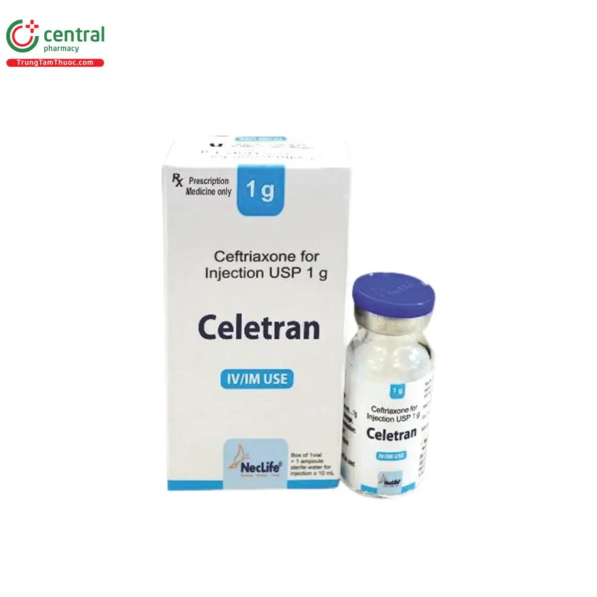 Celetran 1g điều trị nhiễm khuẩn nặng