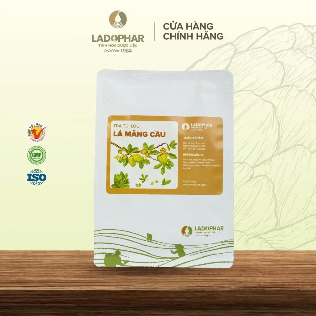 TRÀ TÚI LỌC MÃNG CẦU LADOPHAR