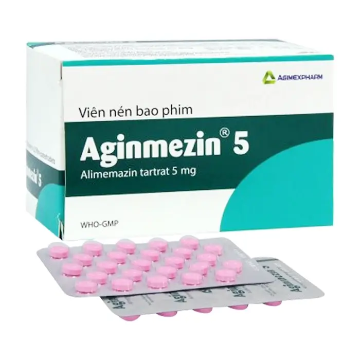 Aginmezin 5 Agimexpharm 10 vỉ x 25 viên