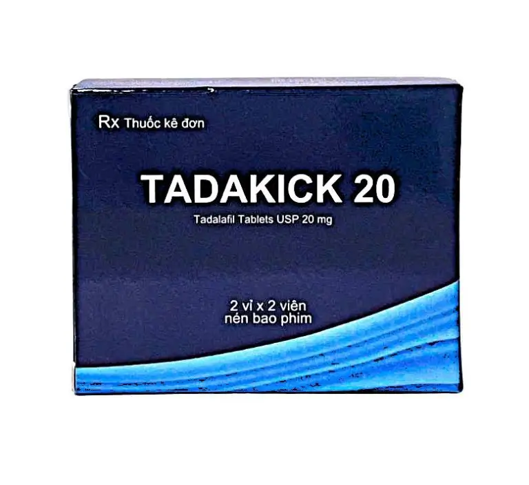 Thuốc Tadakick 20 (Tadalafil 20mg) – Tăng cường sinh lý nam, hỗ trợ điều trị rối loạn cương dương hiệu quả