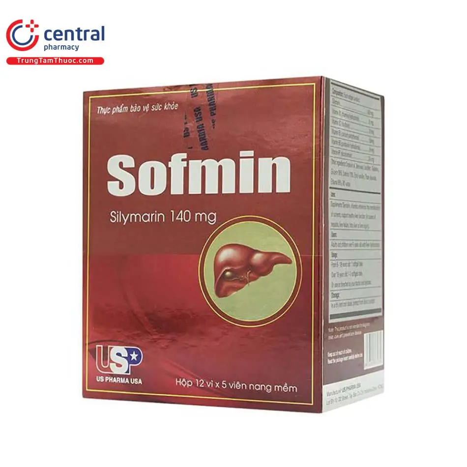 Sofmin US Pharma USA giúp tăng cường sức đề kháng và hỗ trợ chức năng gan