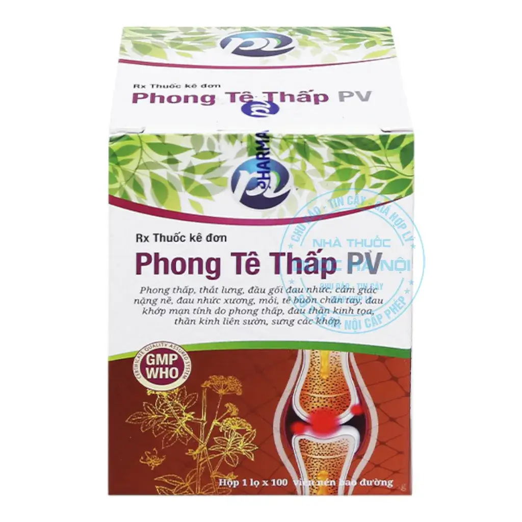 Thuốc Phong Tê Thấp PV hỗ trợ điều trị các vấn đề về xương khớp