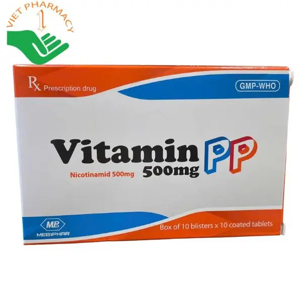 Vitamin PP 500mg bổ sung vitamin