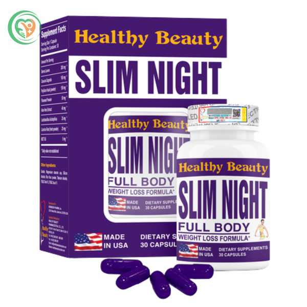Viên uống Healthy Beauty Slim Night giảm cân ban đêm an toàn hiệu quả