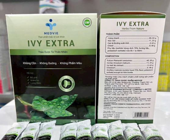 IVY EXTRA giúp làm giảm đau rát họng
