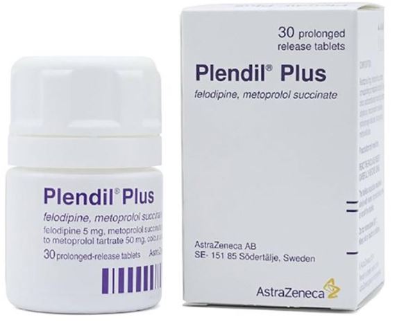 Thuốc Plendil Plus điều trị tăng huyết áp