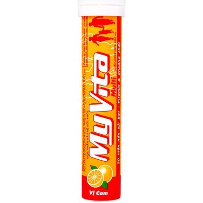 Viên sủi giúp bổ sung Vitamin MyVita Multi SPM vị cam
