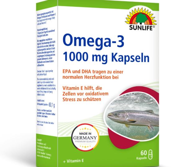OMEGA-3 1000MG KAPSELN tăng cường chức năng tim mạch