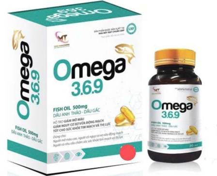 Viên uống Omega 3.6.9 giúp giảm mỡ máu