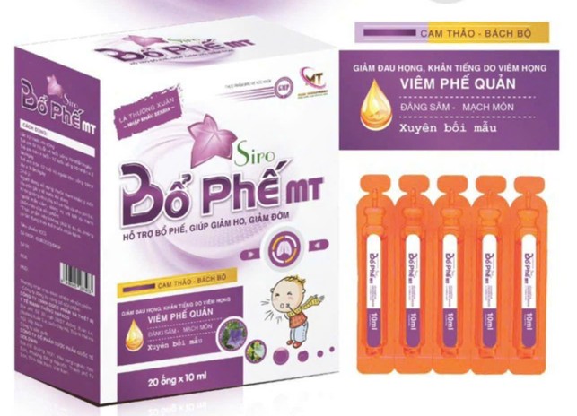 Siro Bổ phế MT giúp giảm ho