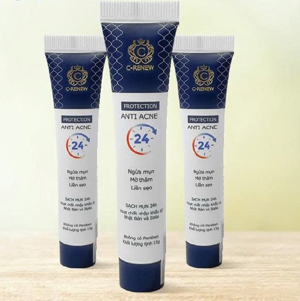 Gel ngừa mụn cấp tốc Anti Acne 24 C-Renew Protection giúp sạch mục sau 24 giờ