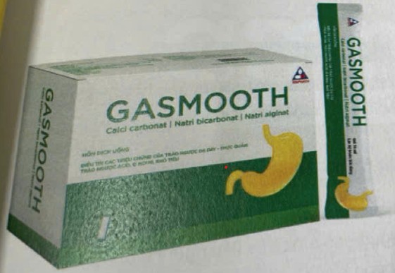 GASMOOTH giúp điều trị các triệu chứng trào ngược dạ dày thực quản