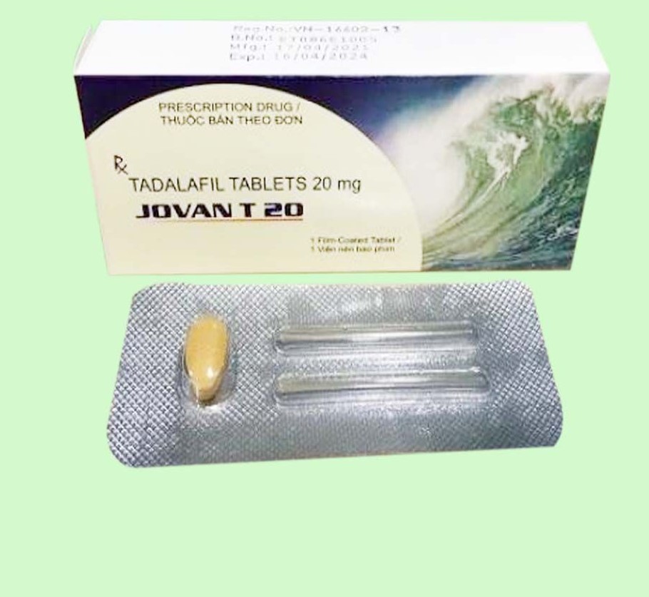 Jovan T 20 giúp hỗ trợ điều trị rối loạn cương dương ở nam giới 