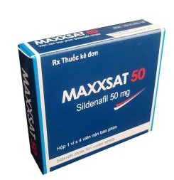 Maxxsat 50 giúp hỗ trợ cải thiện rối loạn cương dương ở nam giới