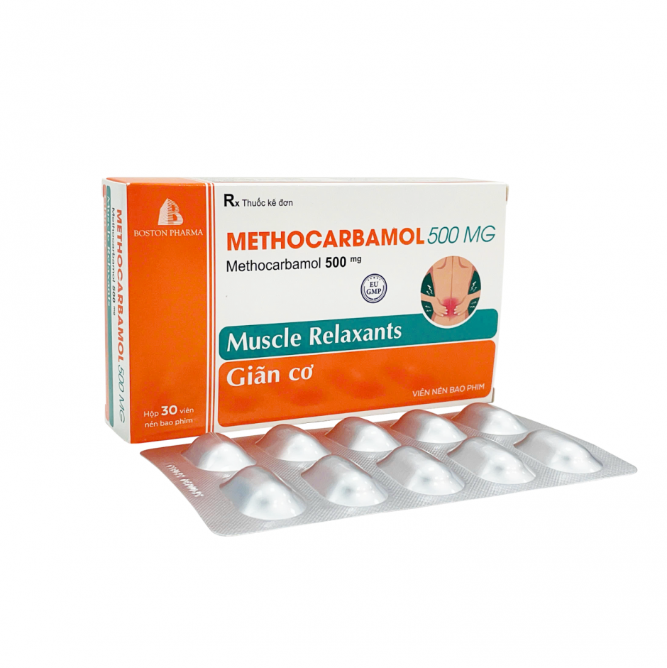 Methocarbamol 500 MG giúp giãn cơ