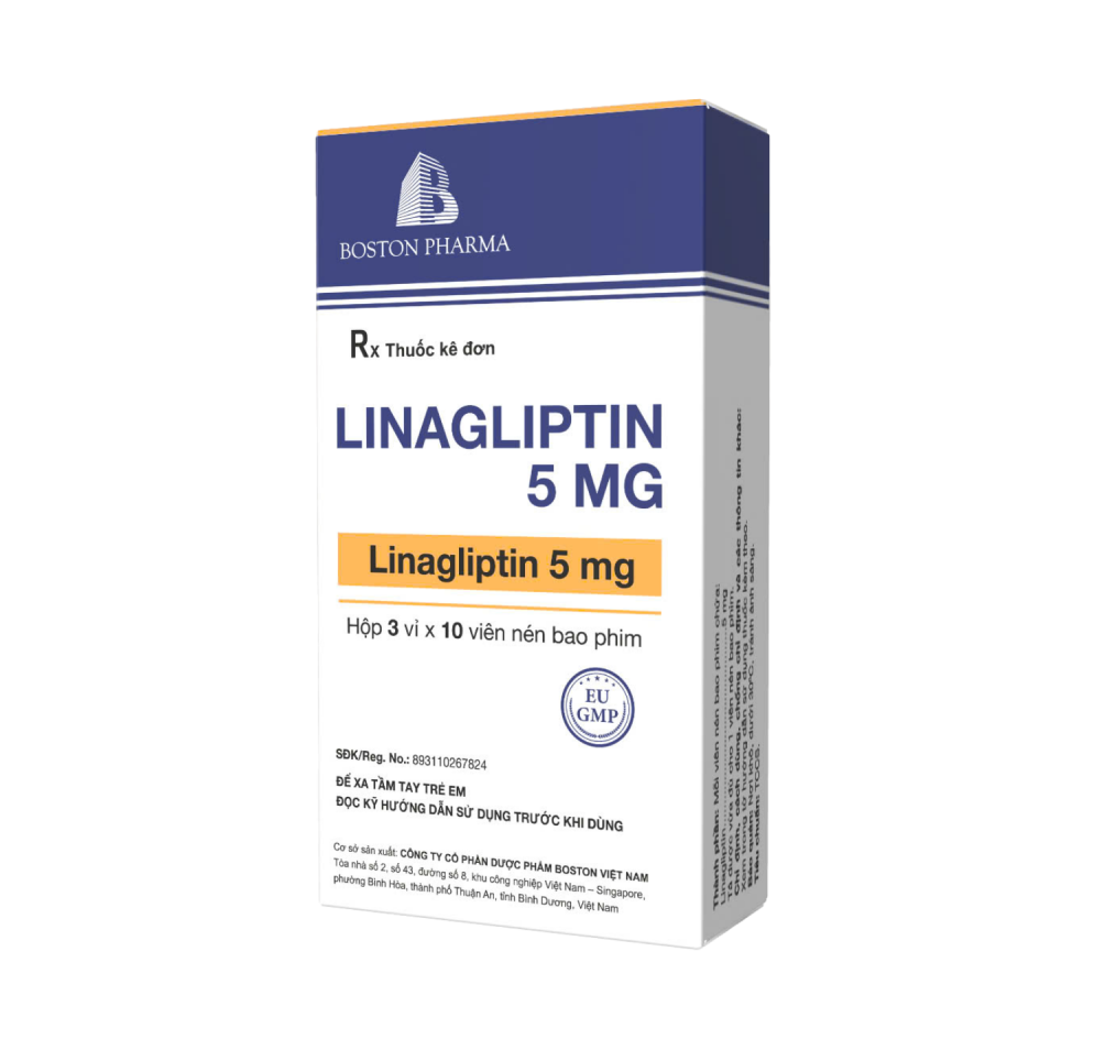 Linagliptin 5mg giúp kiểm soát và ổn định đường huyết