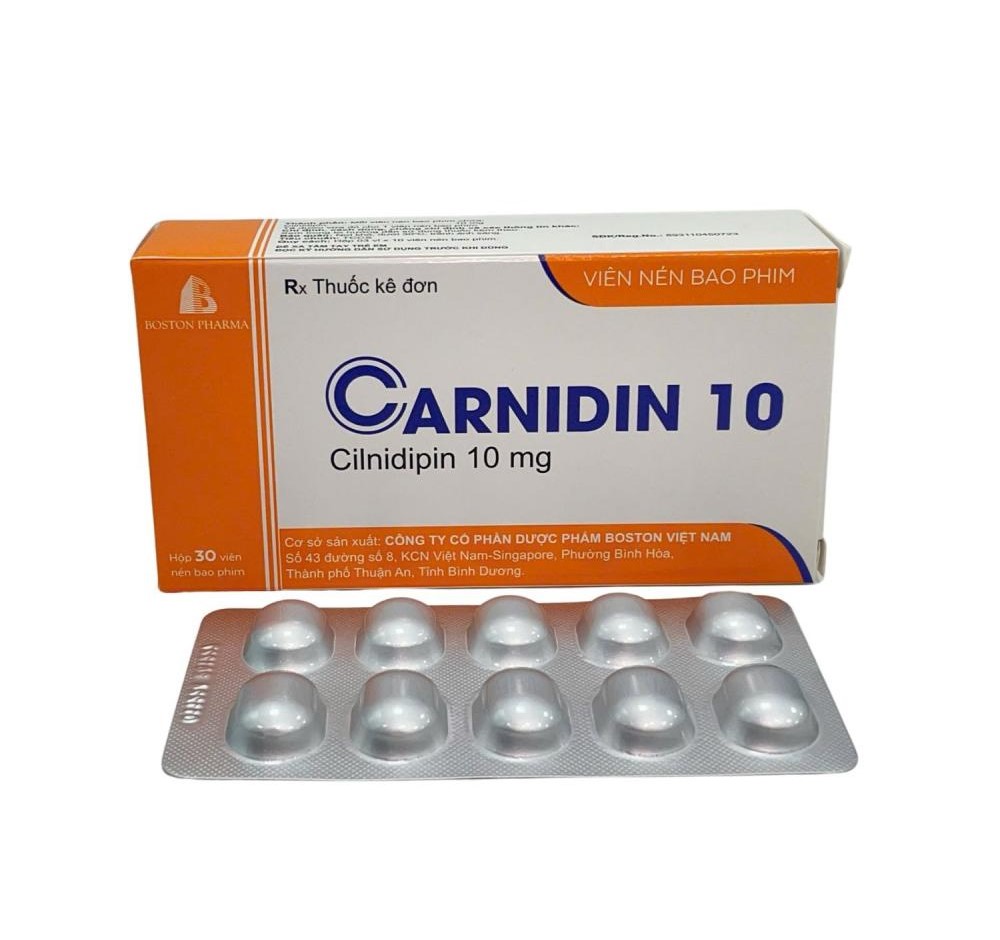 Carnidin 10 là thuốc điều trị tăng huyết áp