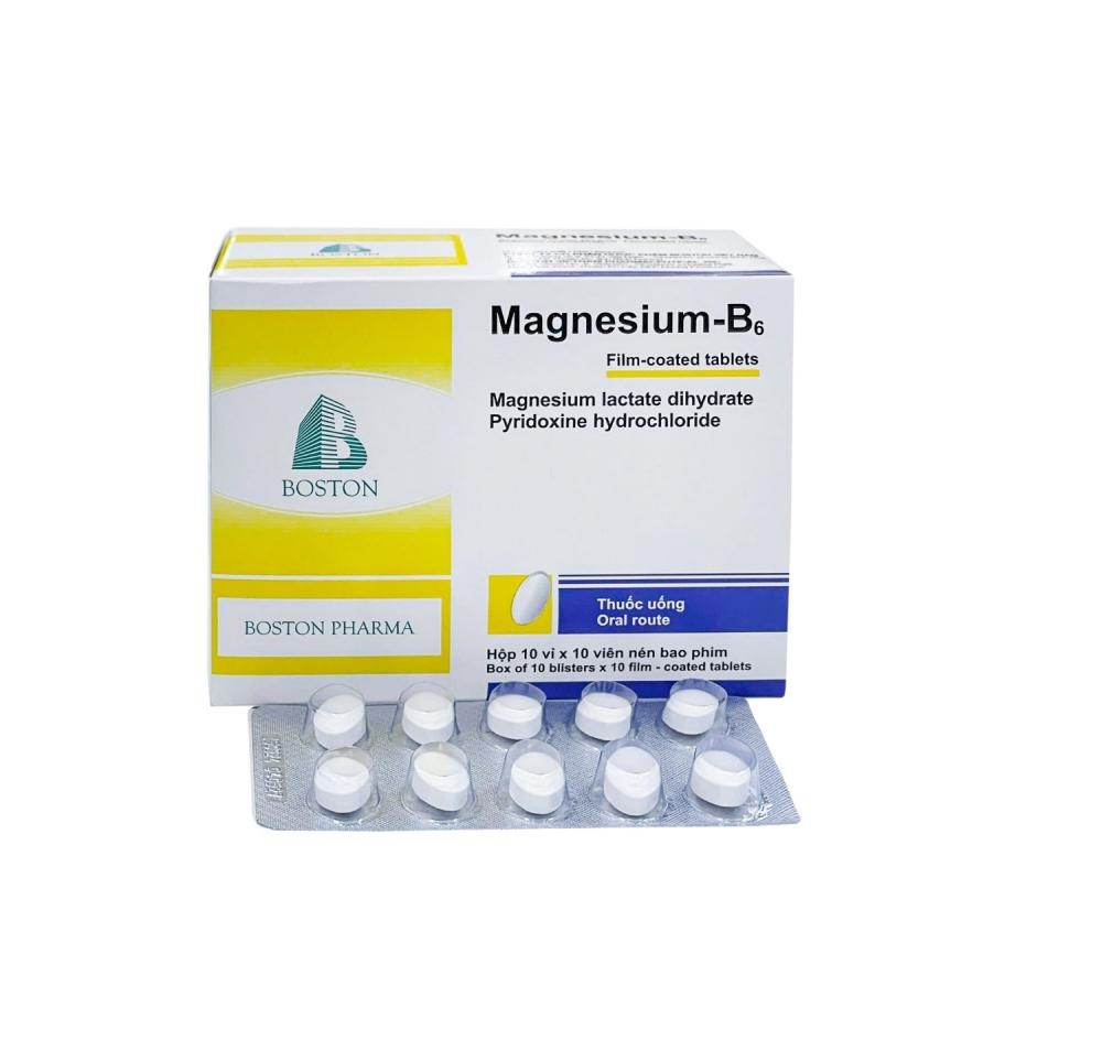 Magnesium-B6 giúp bổ sung magnesi và vitamin B6