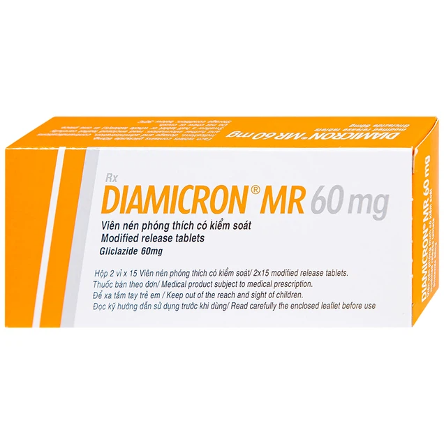 Thuốc Diamicron MR 60 giúp điều trị bệnh đái tháo đường