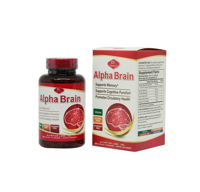 Alpha Brain giúp hỗ trợ tuần hoàn máu não