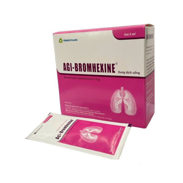 Thuốc Agi-Bromhexine giúp điều trị các bệnh phế quản phổi cấp và mạn tính